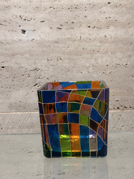 Square candle holder