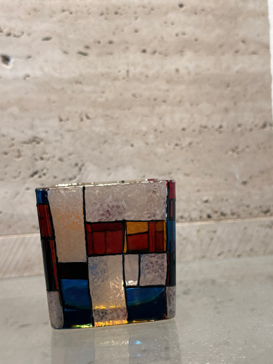 Square candle holder