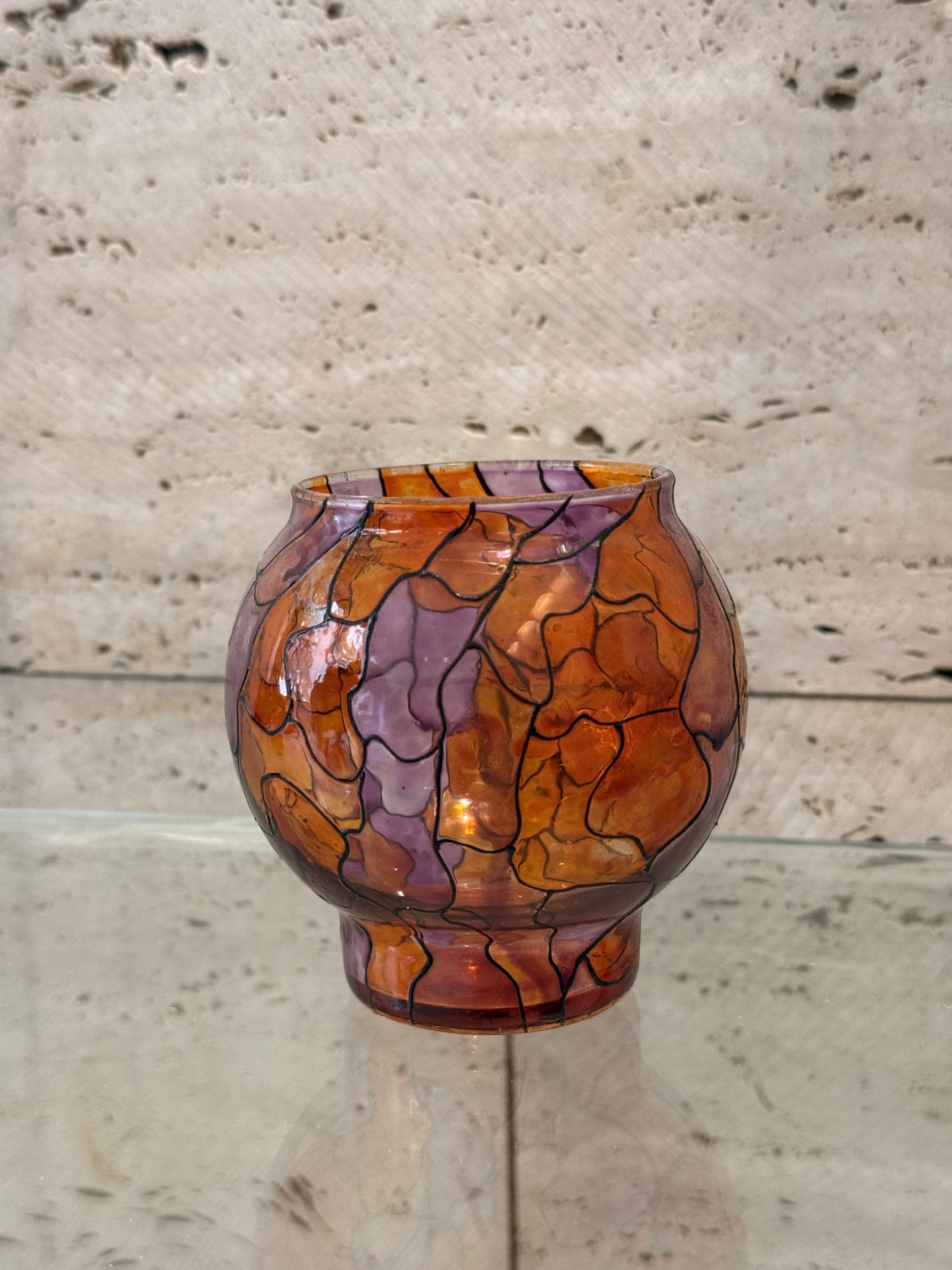 Tall candle holder (Sunset)