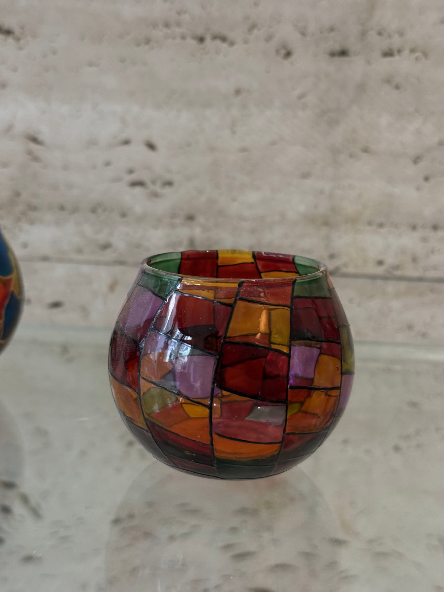 Round candle holder (Sunset small)