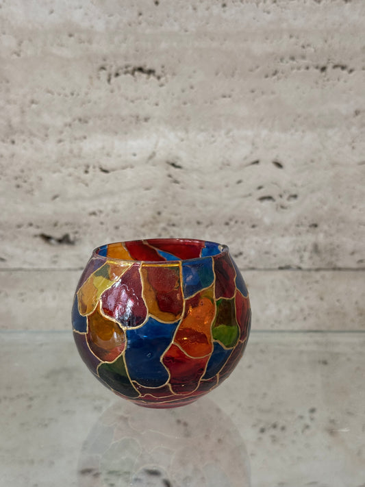 Round candle holder (Mosaic small)