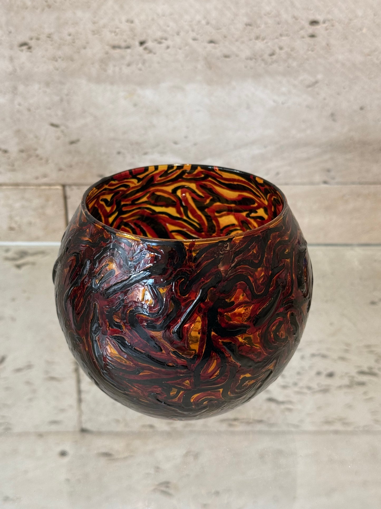Round candle holder (warm blood)