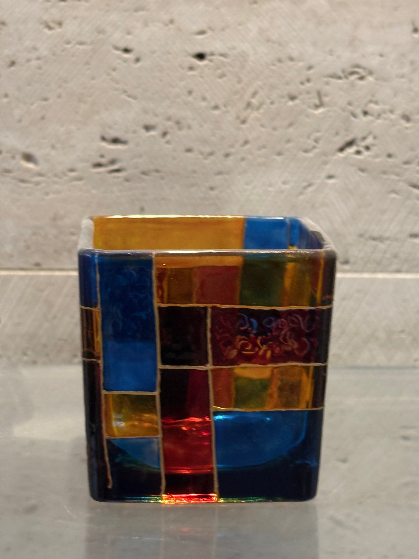 Square candle holder
